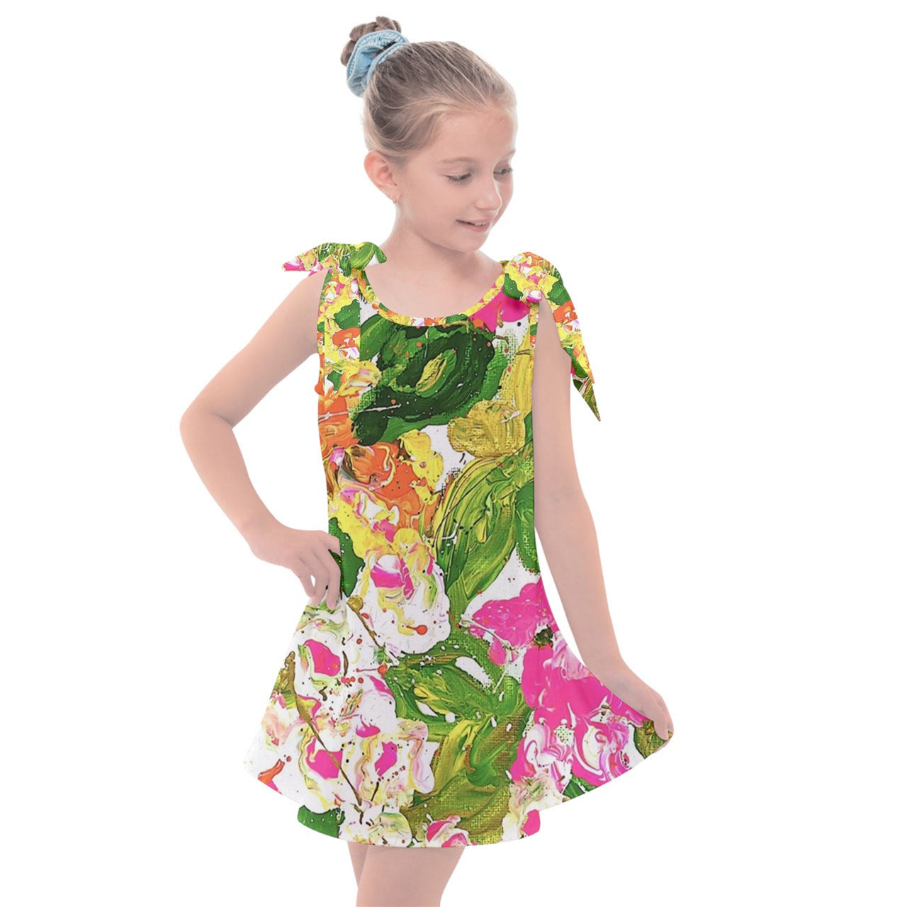 Kids' Tie Up Tunic Dress