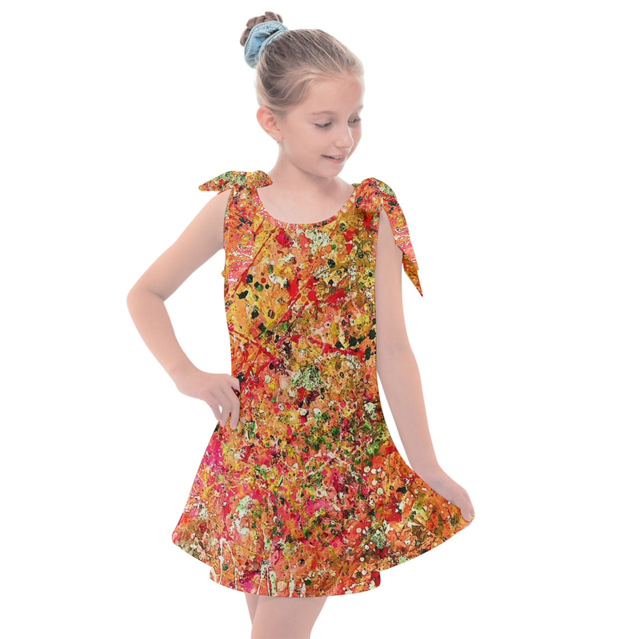 Kids' Tie Up Tunic Dress