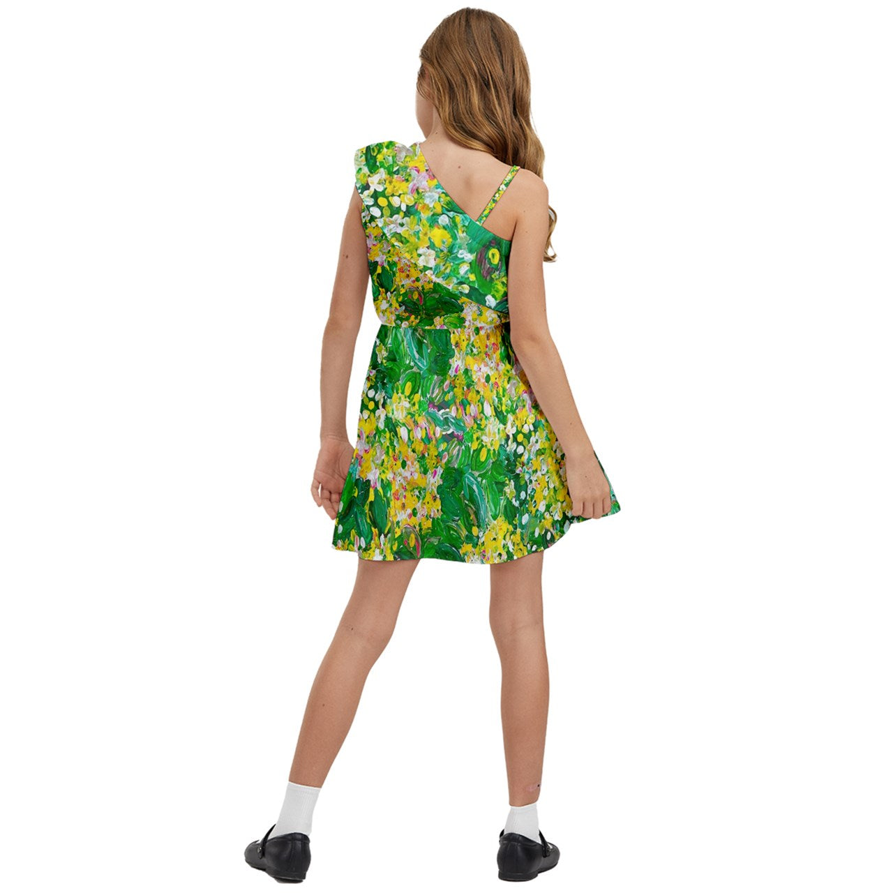 Kids' One Shoulder Party Dress