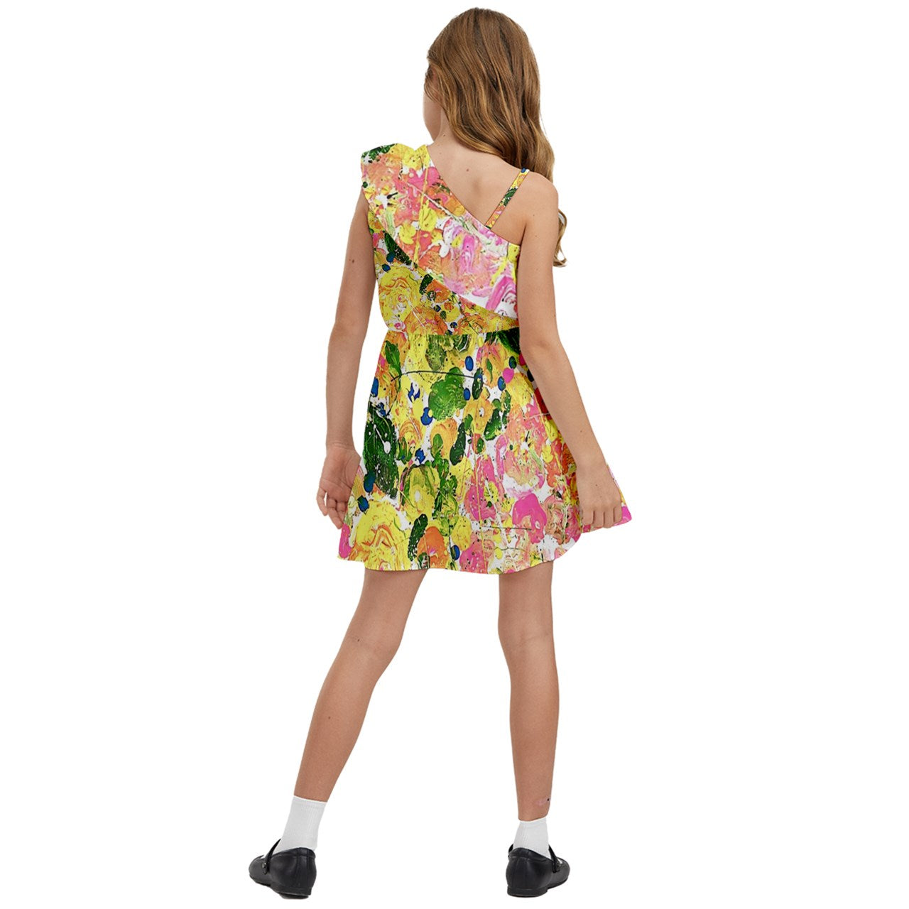 Kids' One Shoulder Party Dress