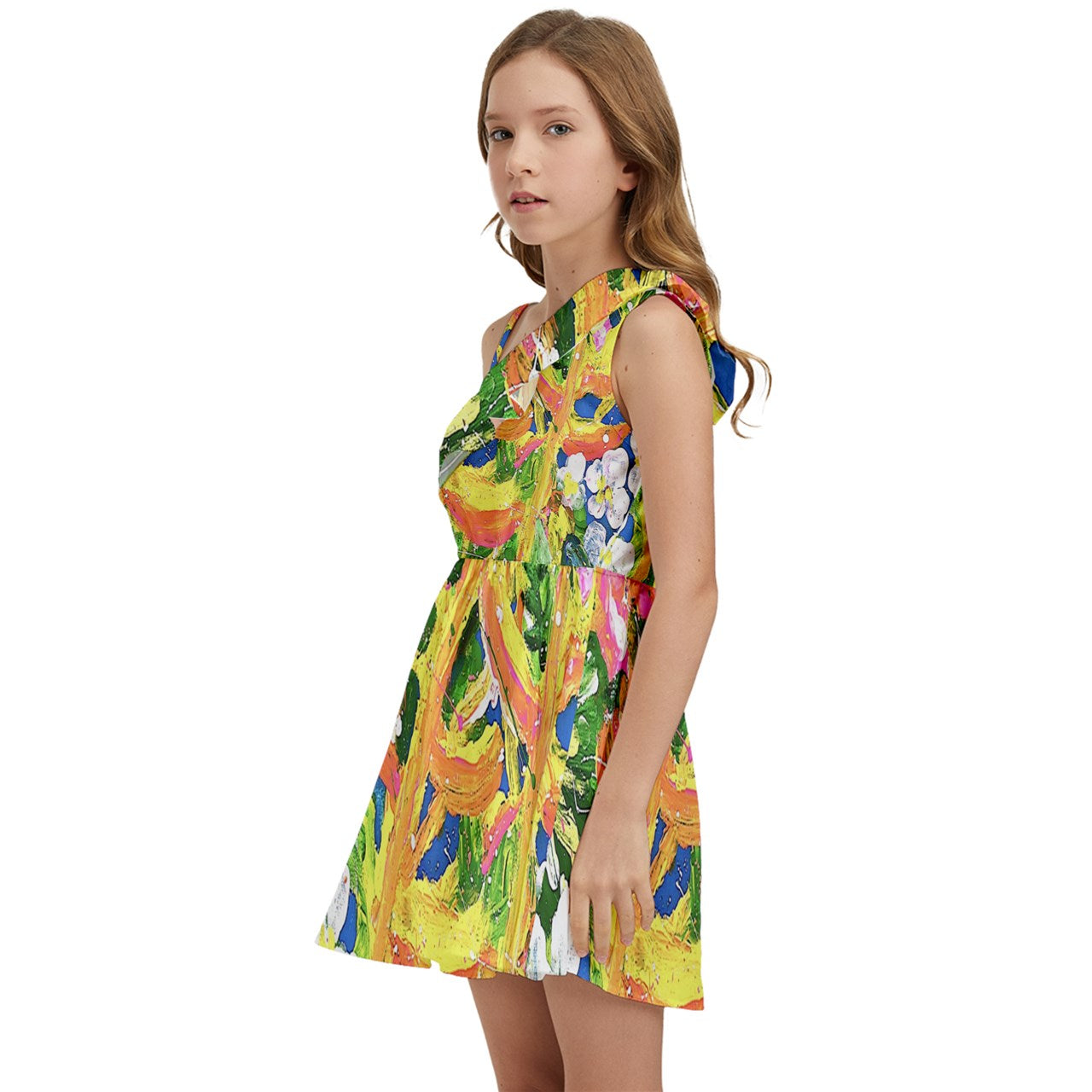 Kids' One Shoulder Party Dress