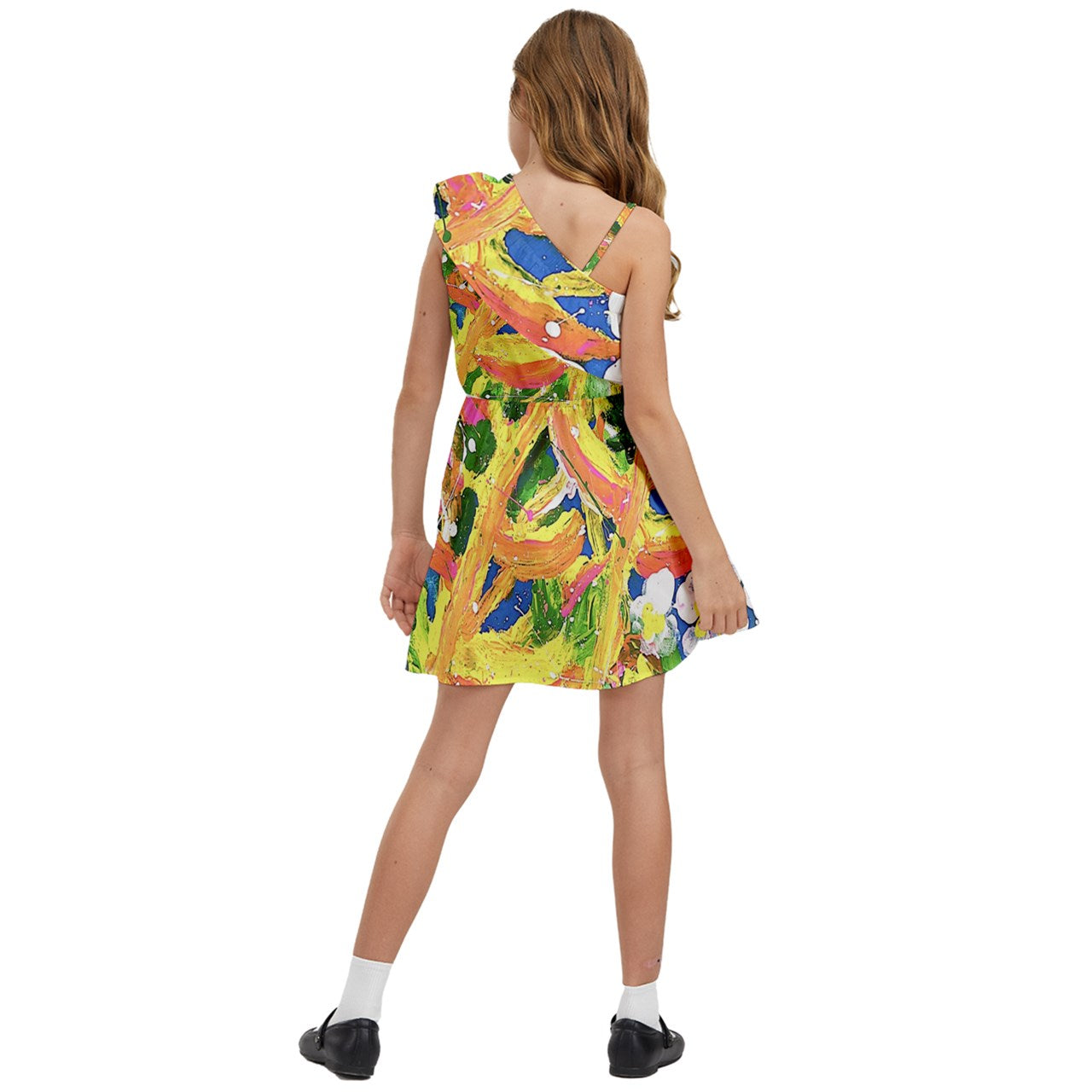 Kids' One Shoulder Party Dress