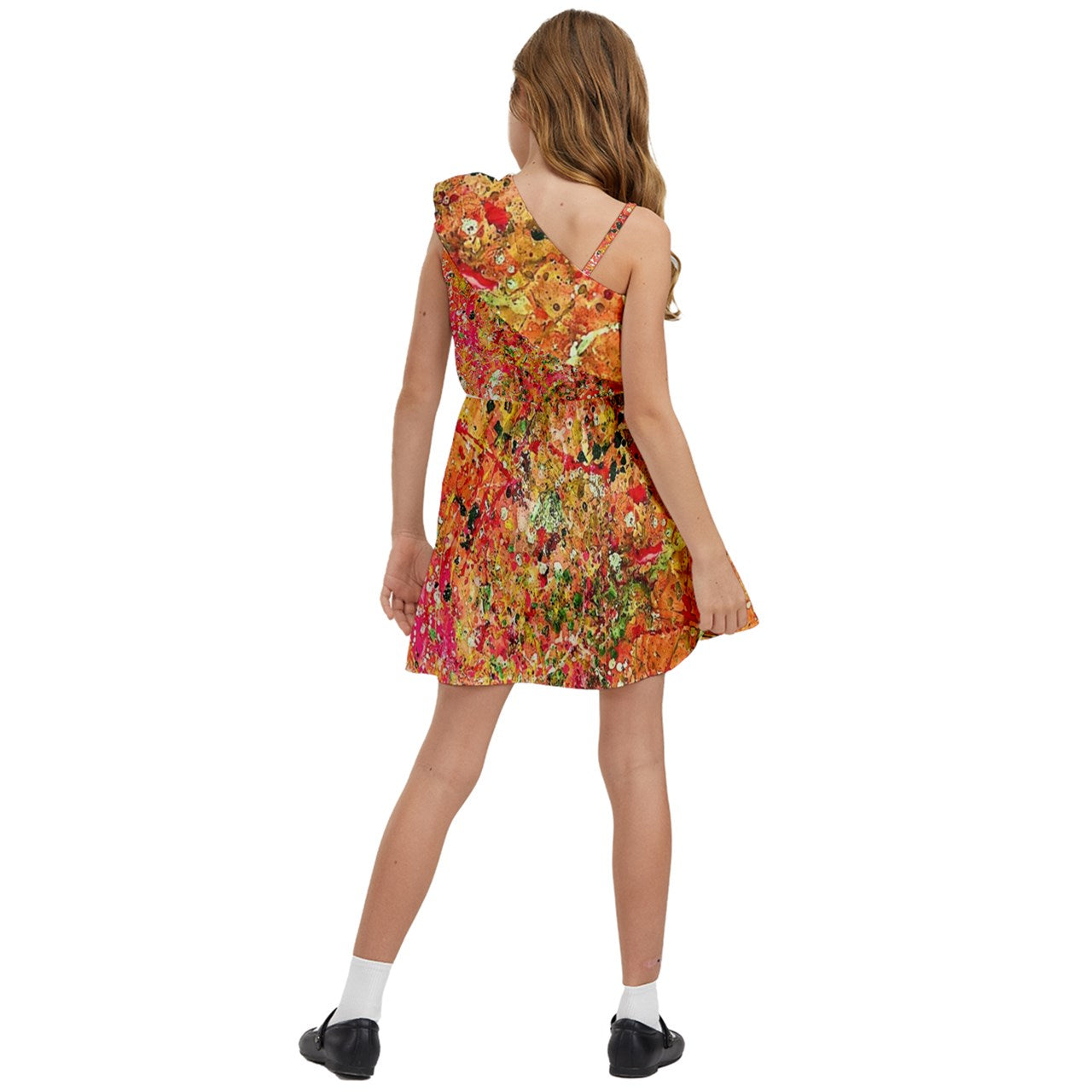 Kids' One Shoulder Party Dress