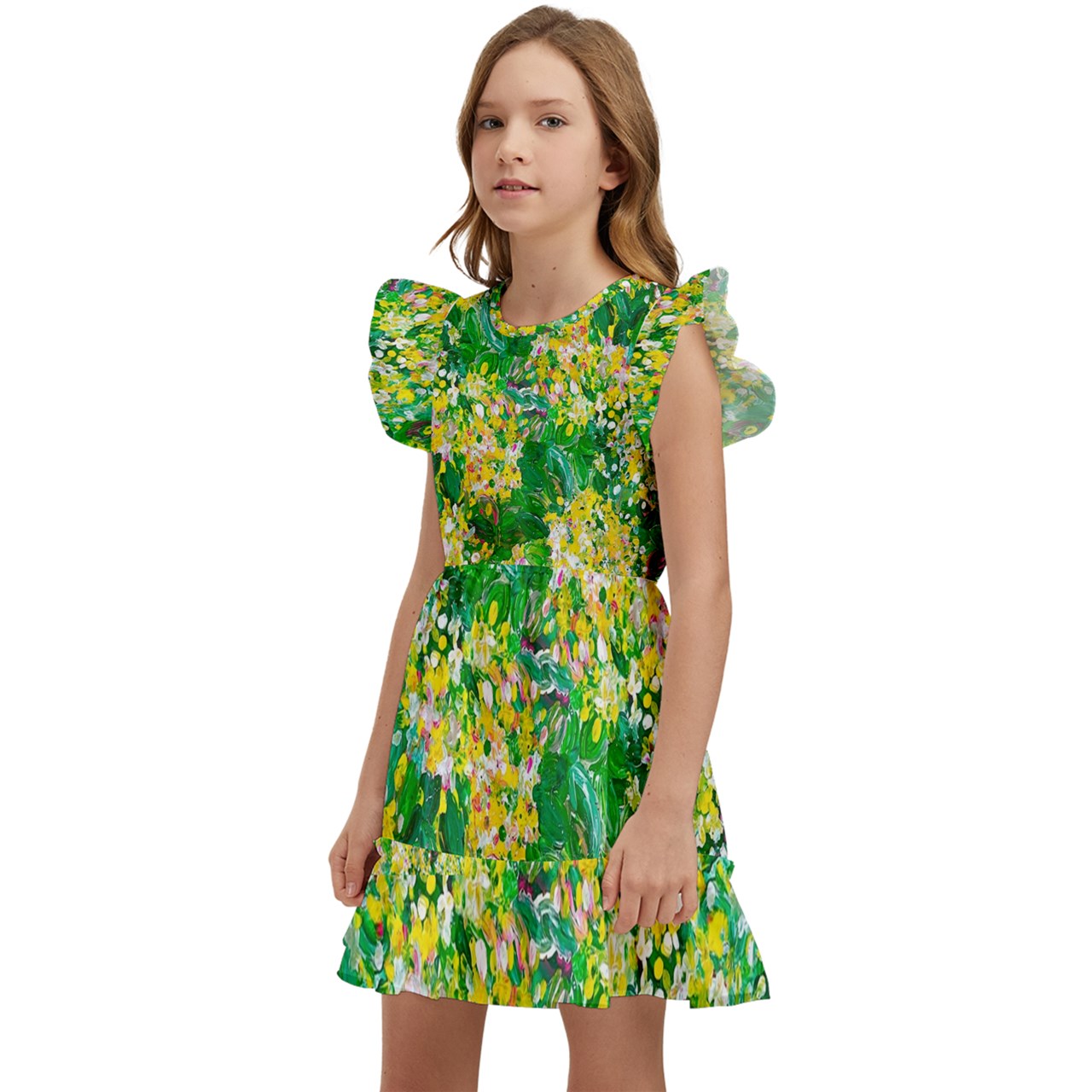 Kids' Winged Sleeve Dress