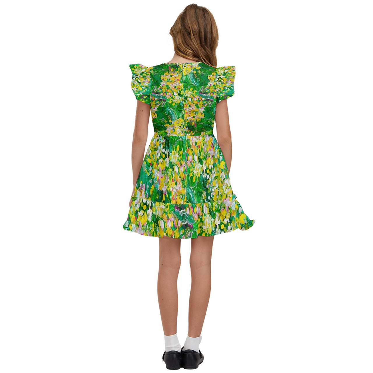 Kids' Winged Sleeve Dress