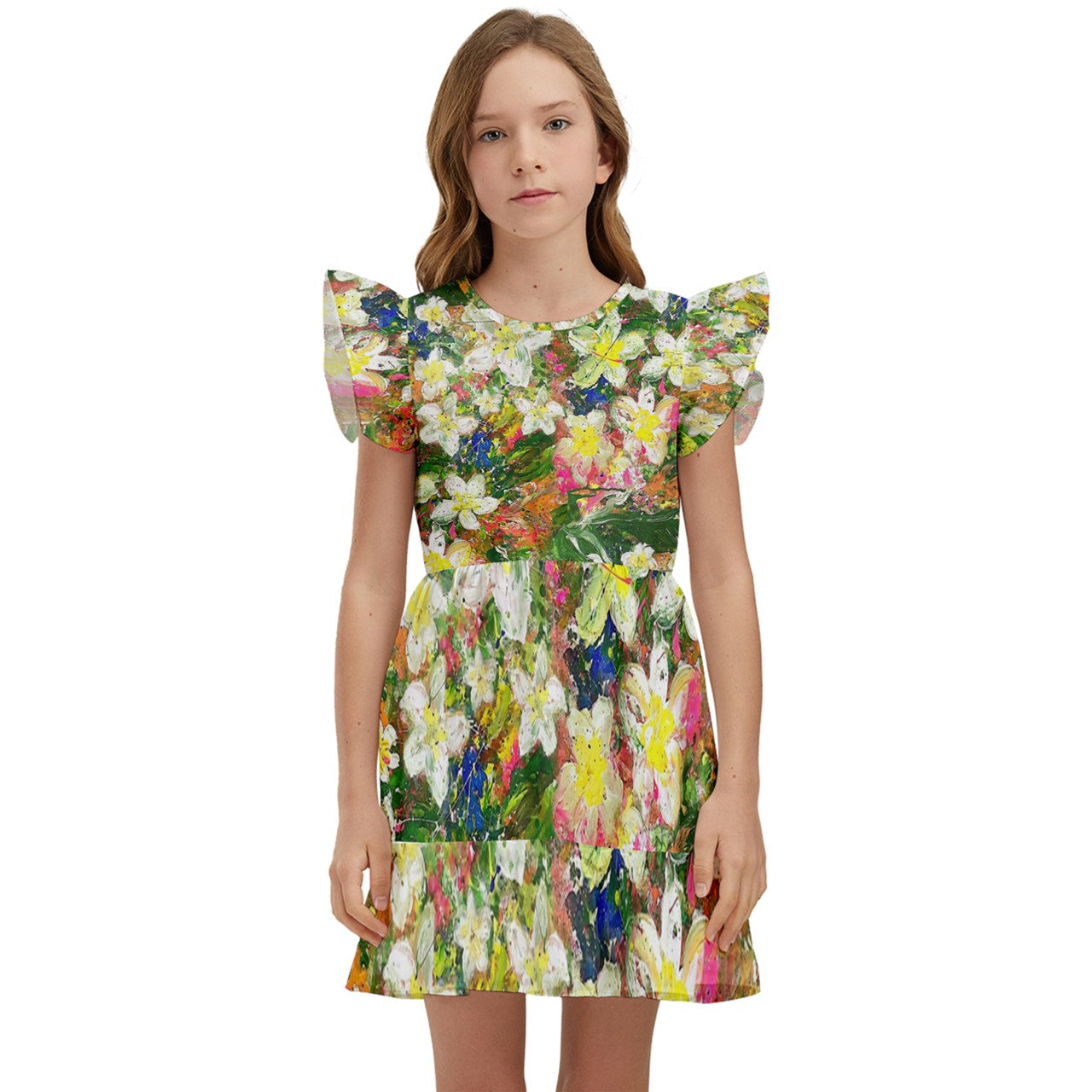 Kids' Winged Sleeve Dress