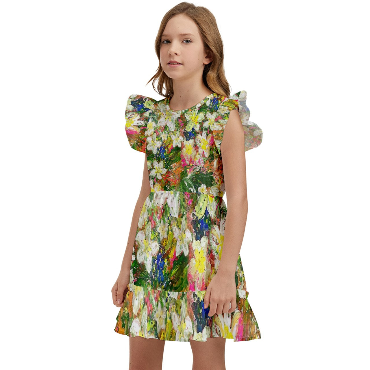 Kids' Winged Sleeve Dress