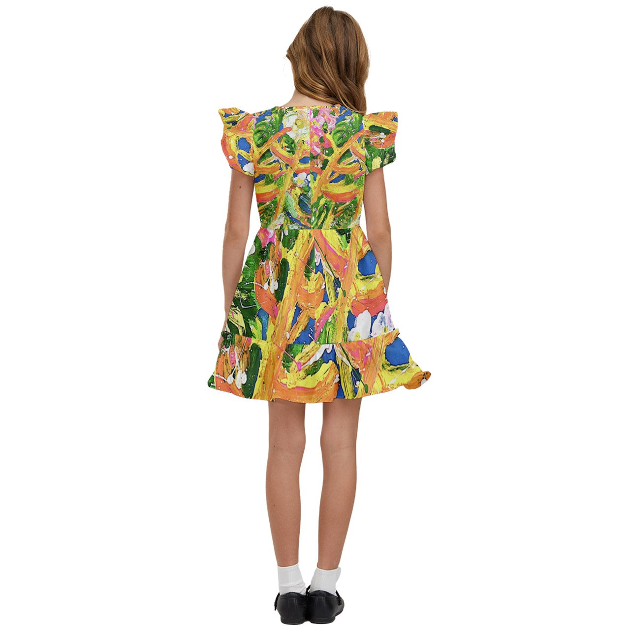 Kids' Winged Sleeve Dress