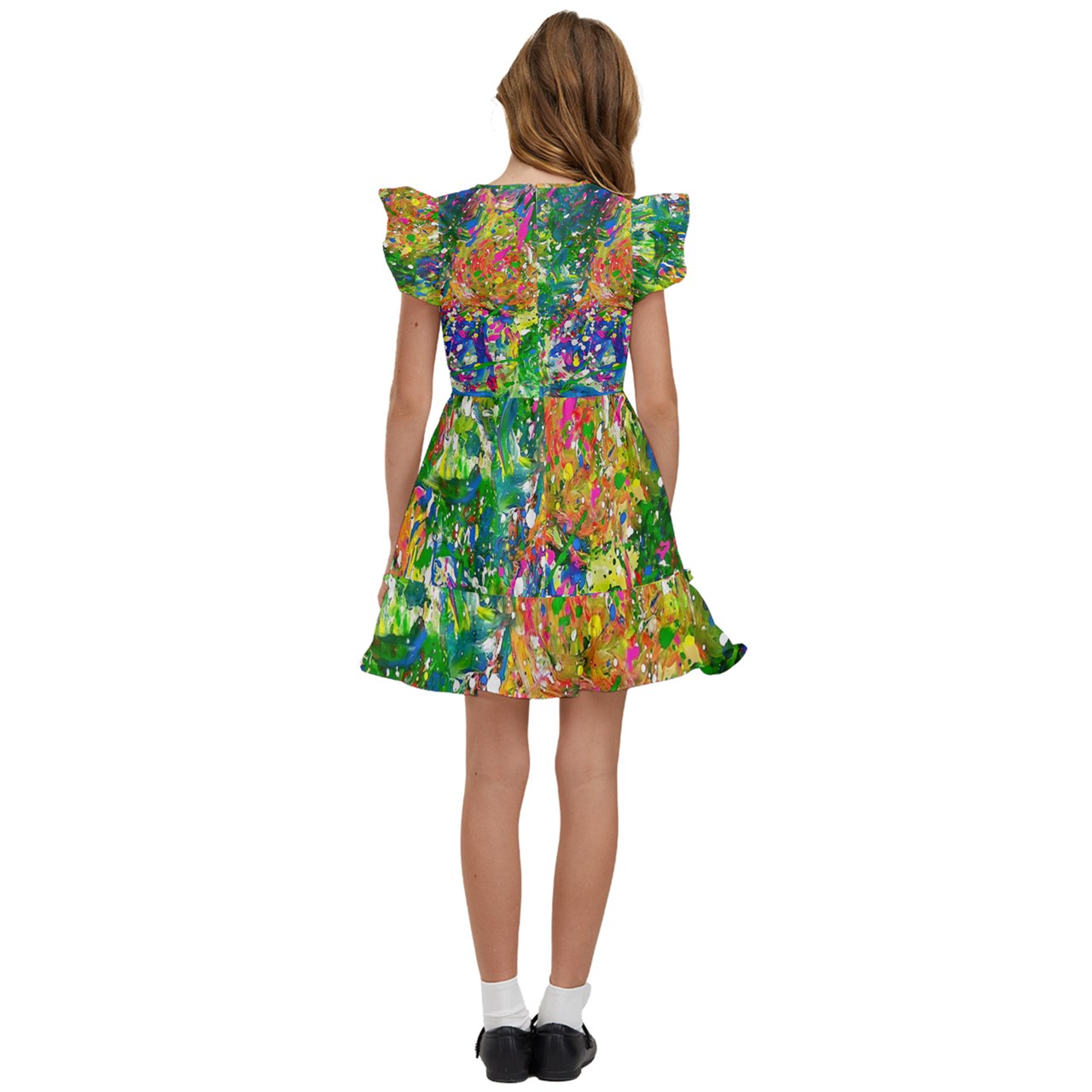 Kids' Winged Sleeve Dress