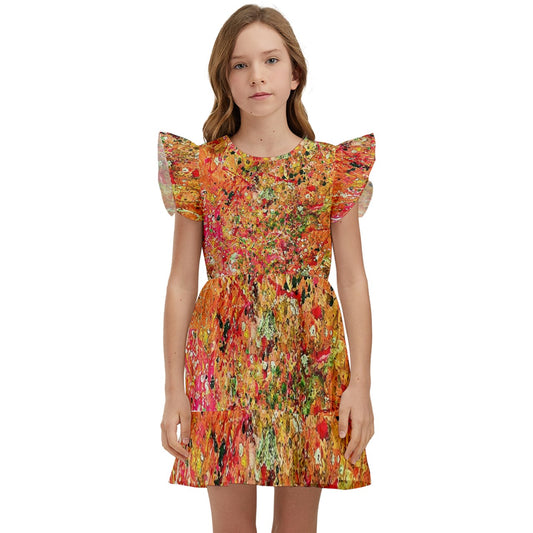 Kids' Winged Sleeve Dress