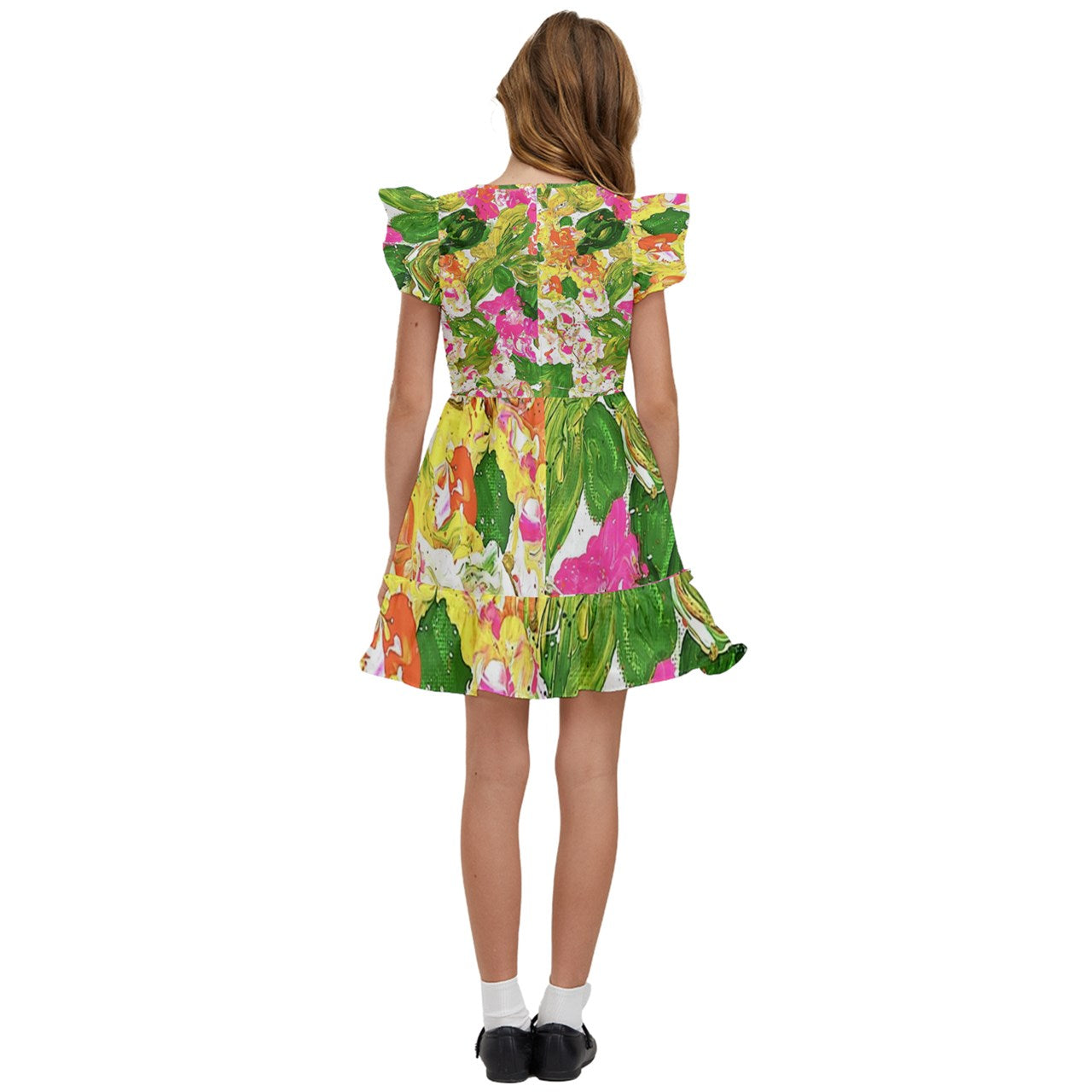 Kids' Winged Sleeve Dress