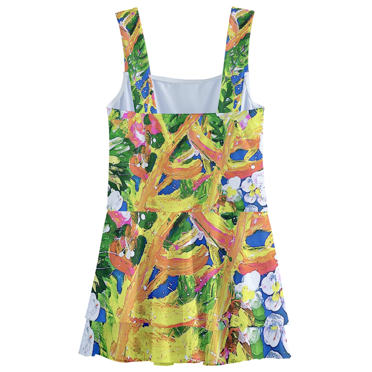 Kids' Layered Skirt Swimsuit