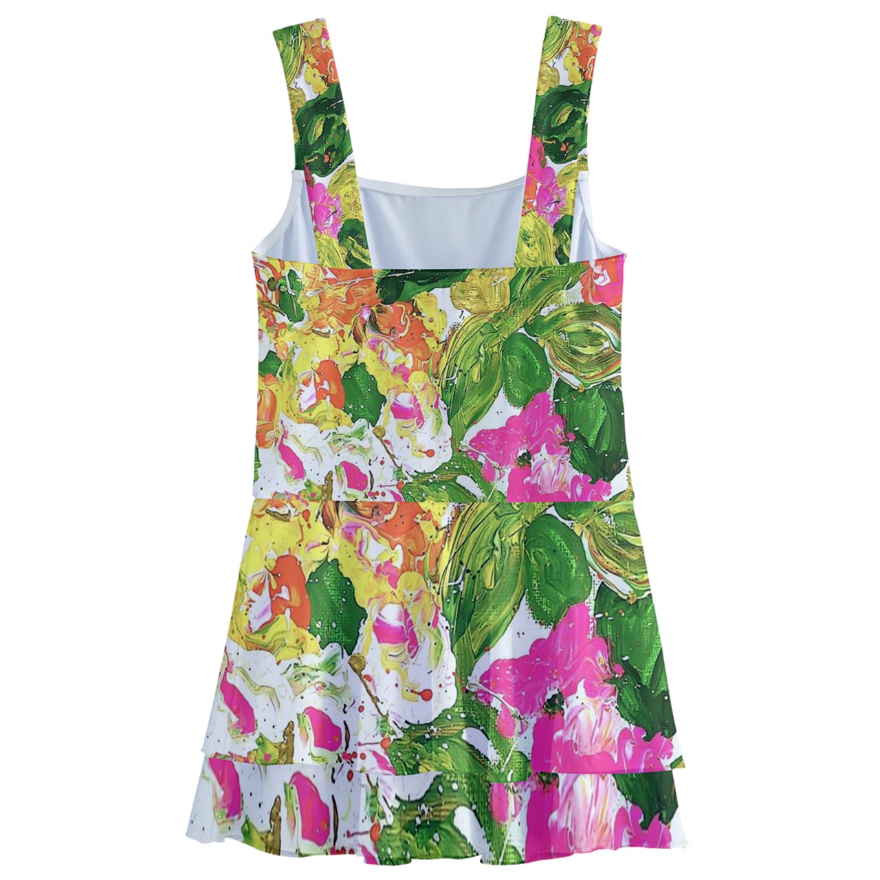 Kids' Layered Skirt Swimsuit