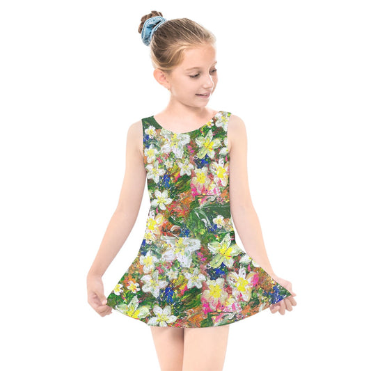 Kids' Skater Dress Swimsuit