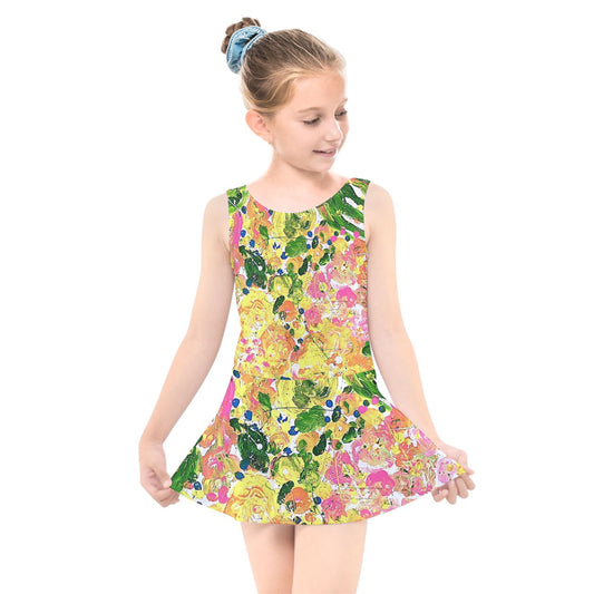 Kids' Skater Dress Swimsuit