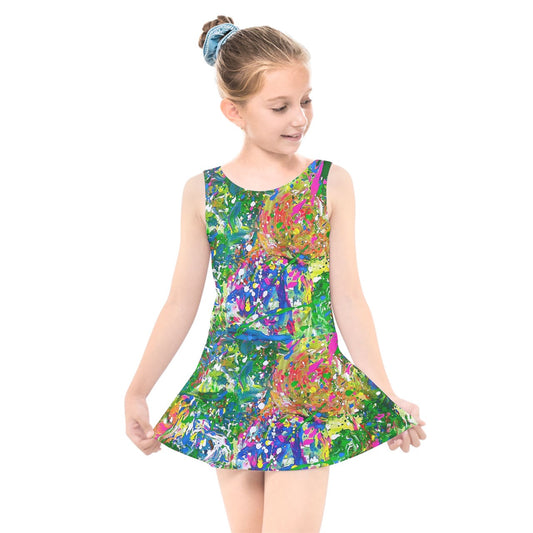 Kids' Skater Dress Swimsuit