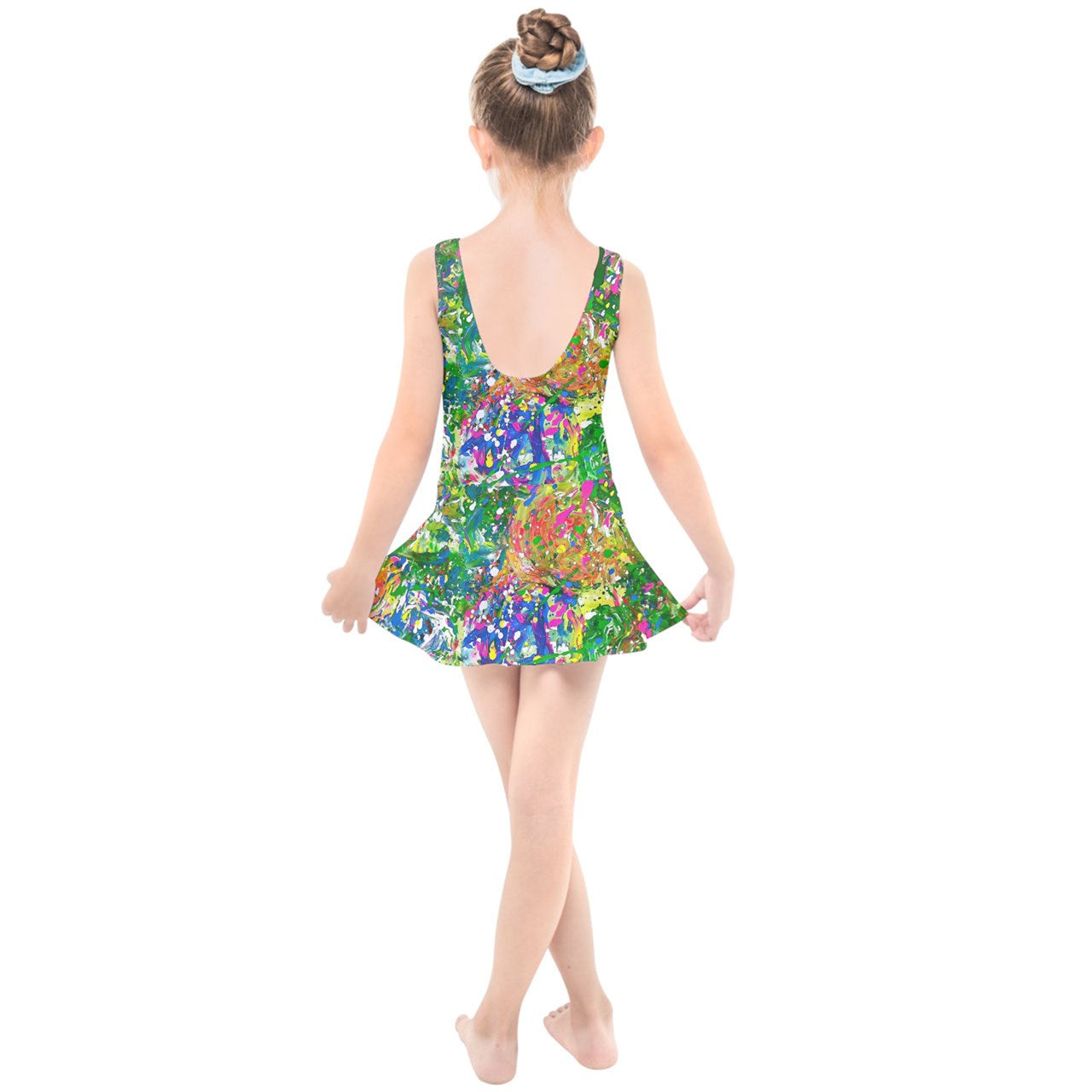 Kids' Skater Dress Swimsuit