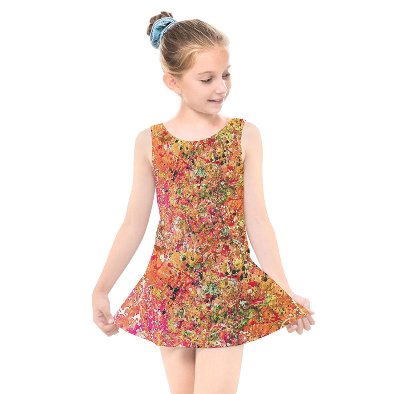 Kids' Skater Dress Swimsuit