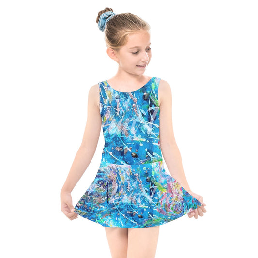 Kids' Skater Dress Swimsuit