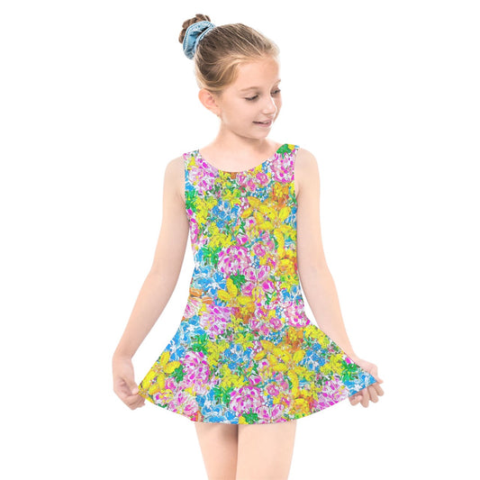 Kids' Skater Dress Swimsuit