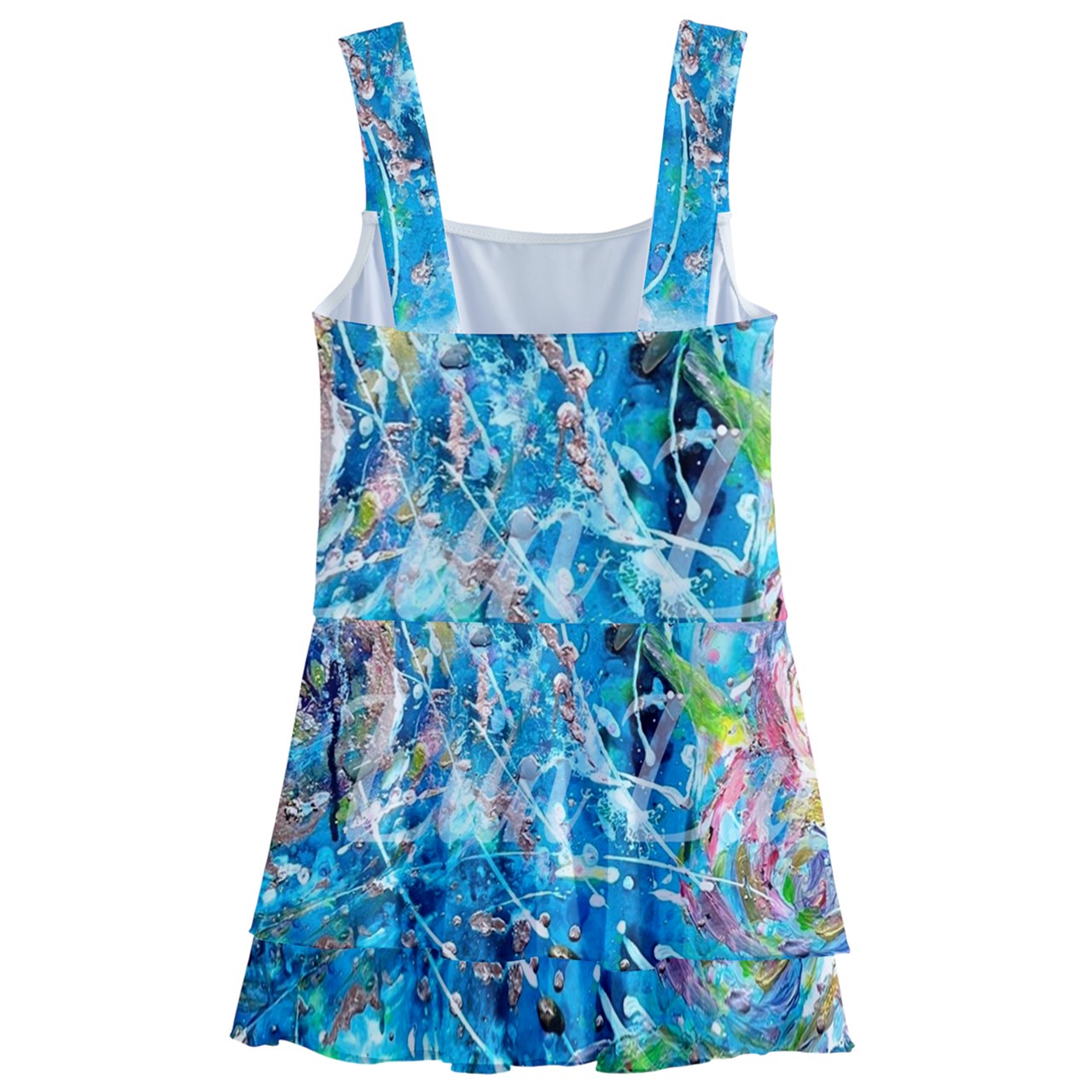 Kids' Layered Skirt Swimsuit