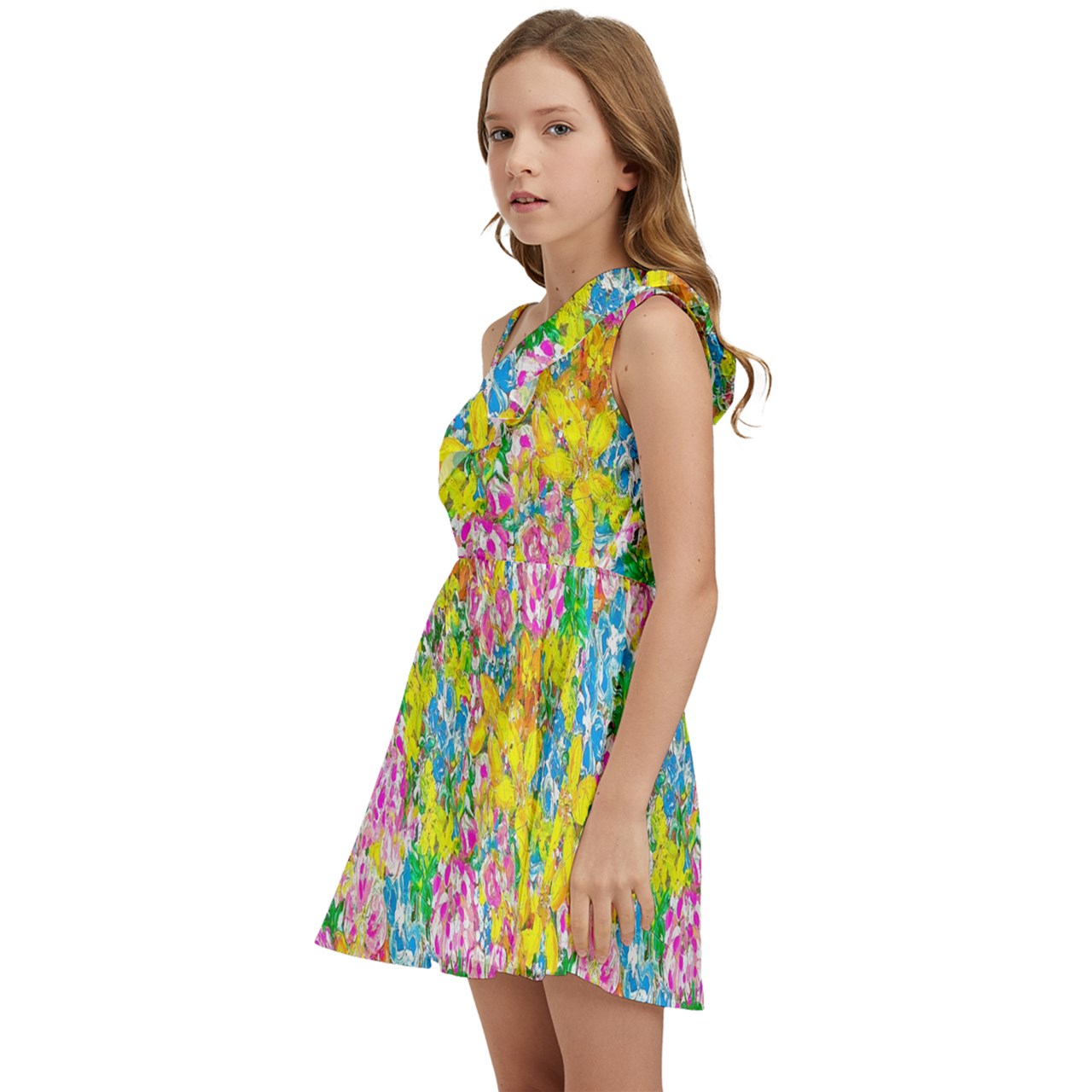 Kids' One Shoulder Party Dress