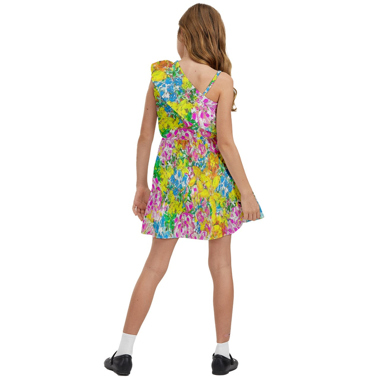 Kids' One Shoulder Party Dress