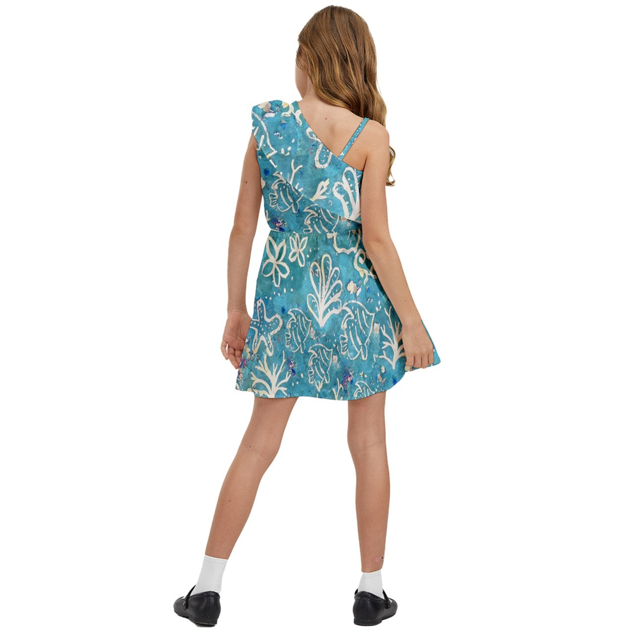 Kids' One Shoulder Party Dress