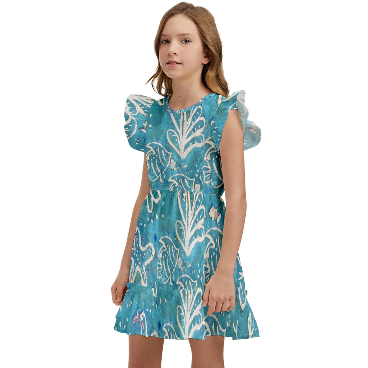 Kids' Winged Sleeve Dress