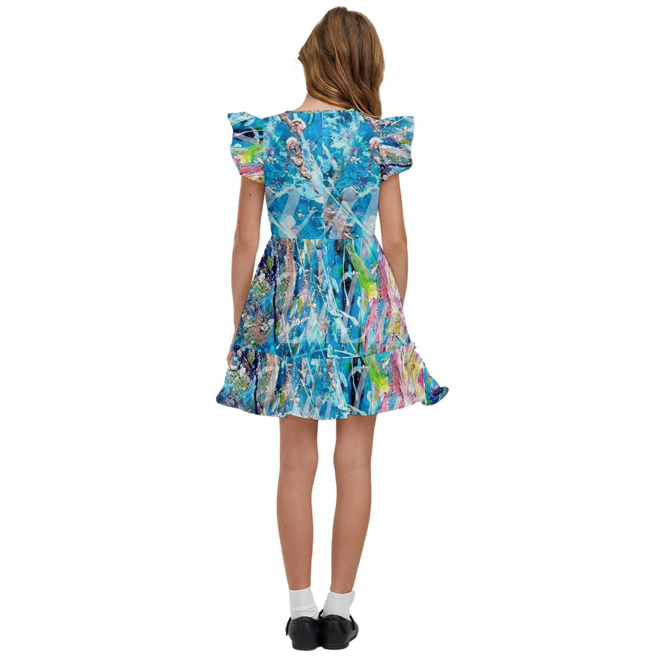 Kids' Winged Sleeve Dress