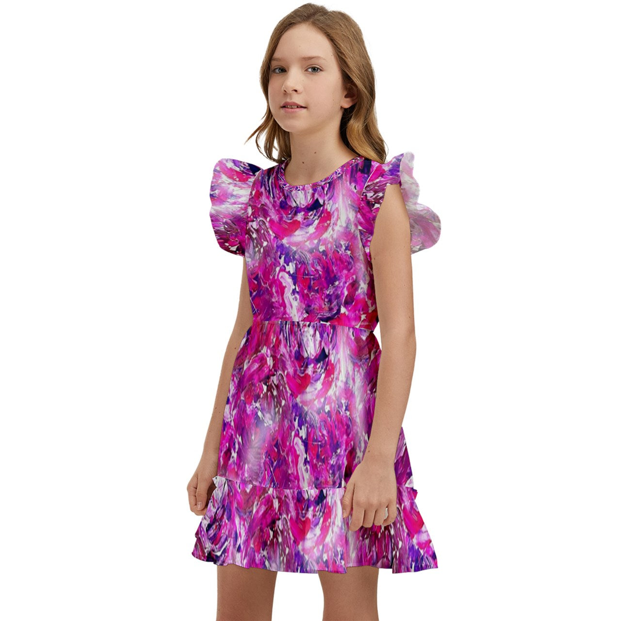 Kids' Winged Sleeve Dress