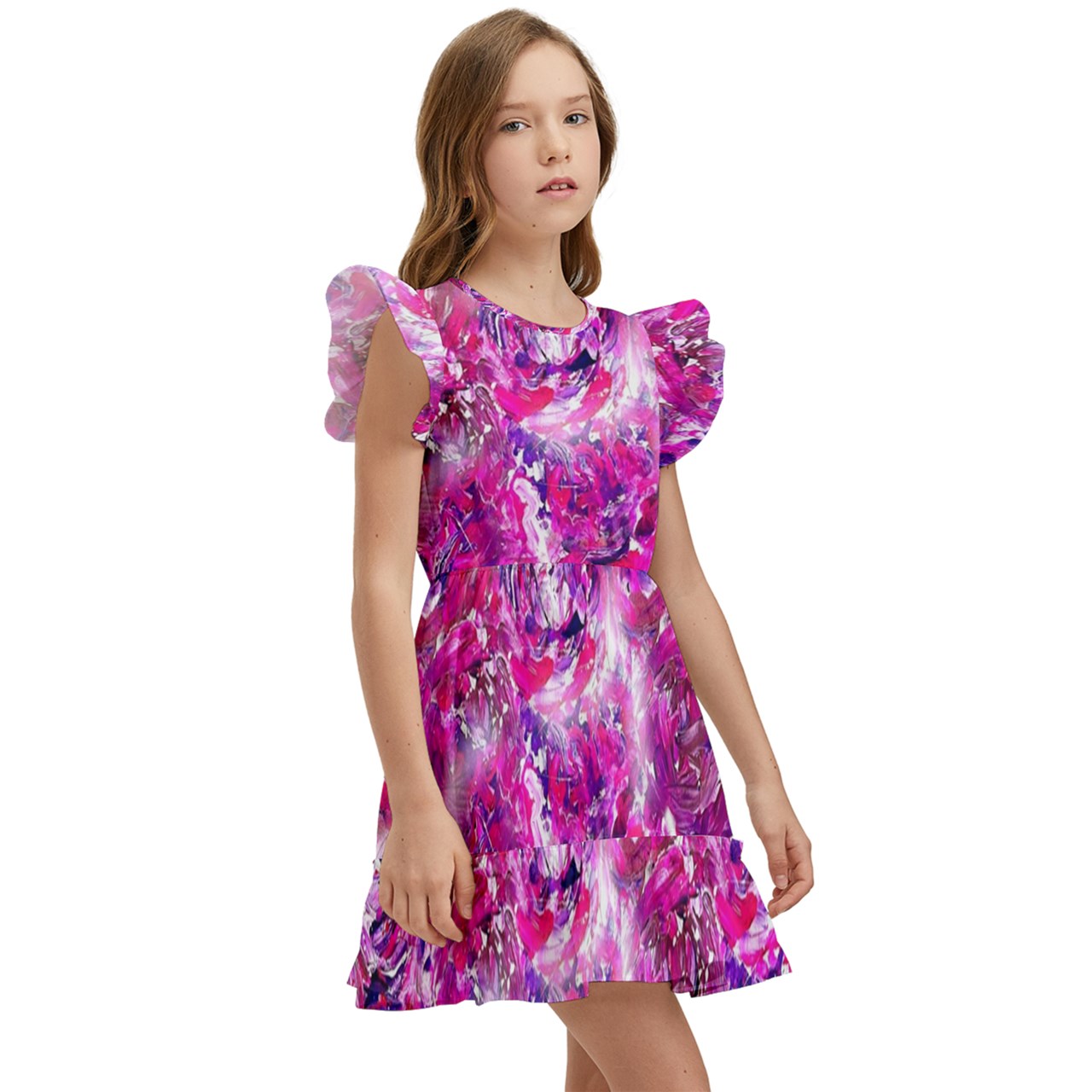 Kids' Winged Sleeve Dress