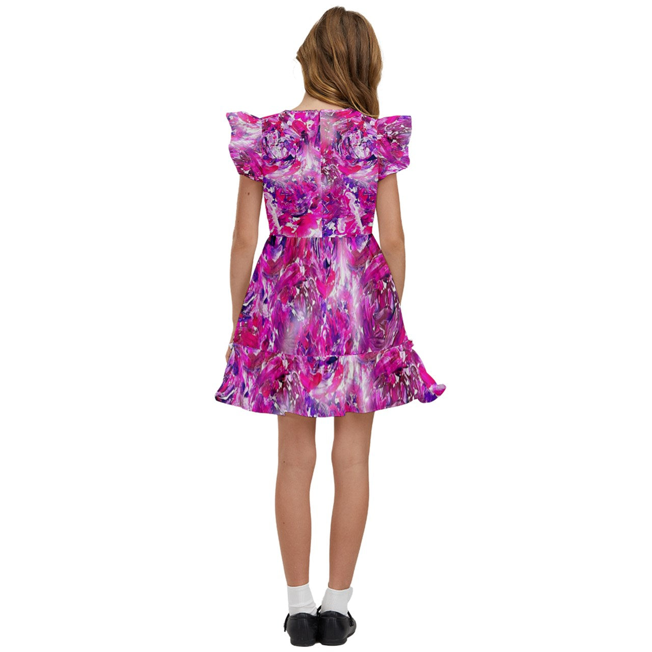 Kids' Winged Sleeve Dress