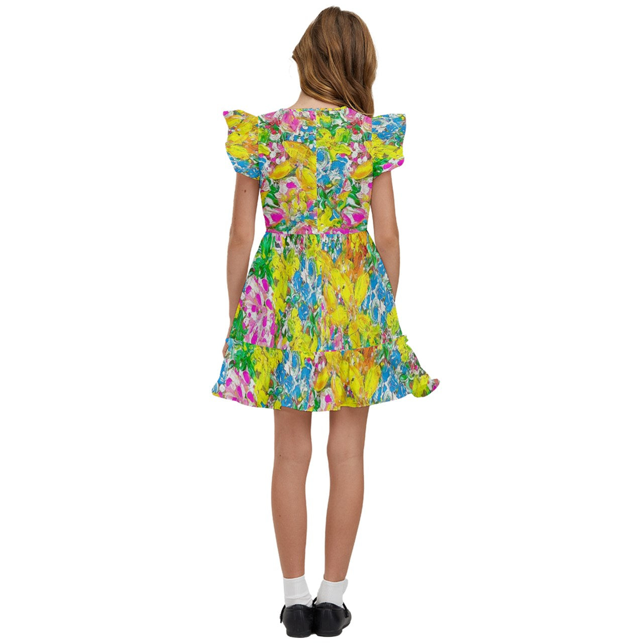 Kids' Winged Sleeve Dress